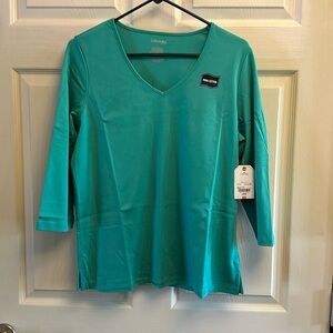 St John’s Bay 3/4 Sleeves V Neck Top- Size L